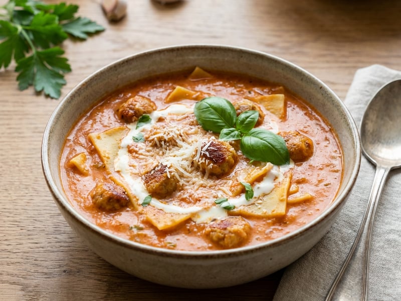 Lasagna Soup