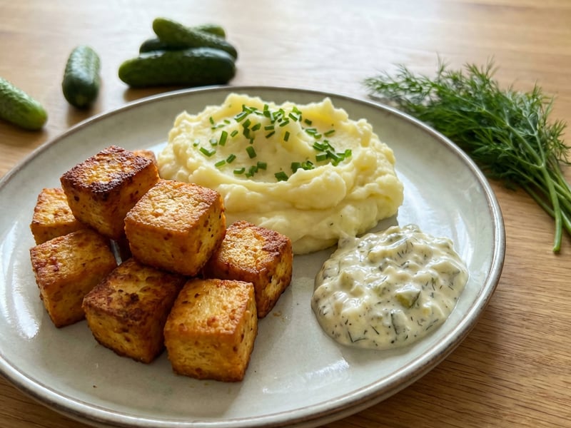 Domácí čočkové tofu