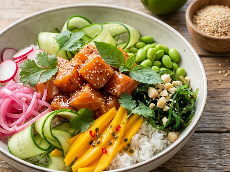 Poke bowl podle Pavla Berkyho