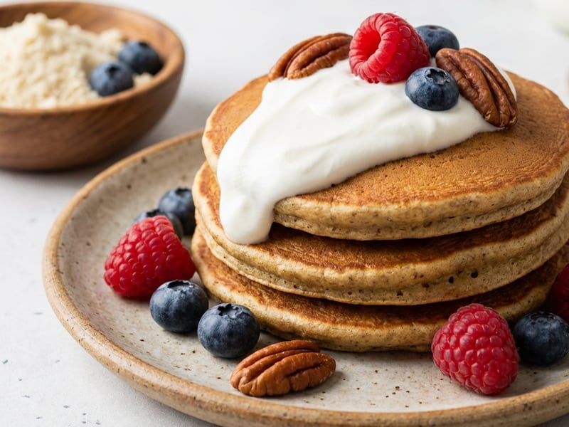 Gluten-Free Pancakes with Fruit