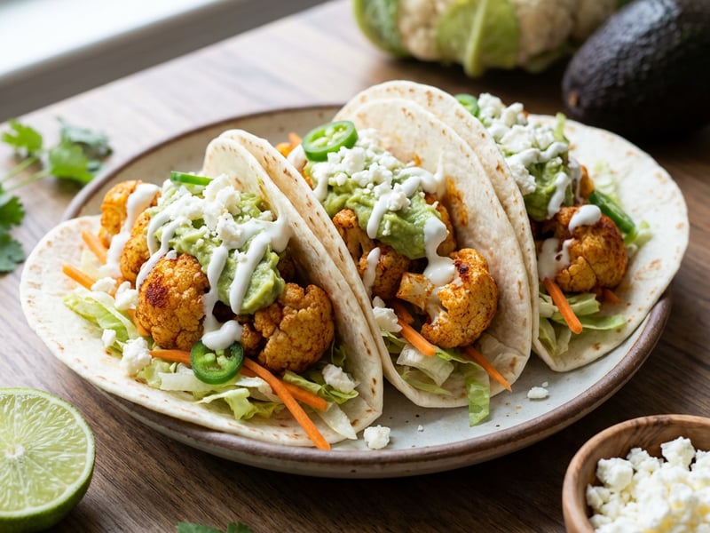 Květákové tacos
