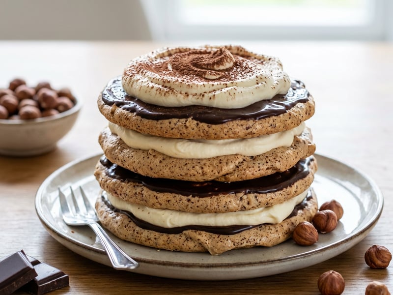 Meringue Cake with Mascarpone Cream