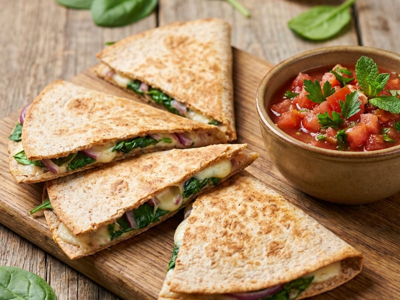 Quesadilla v troubě