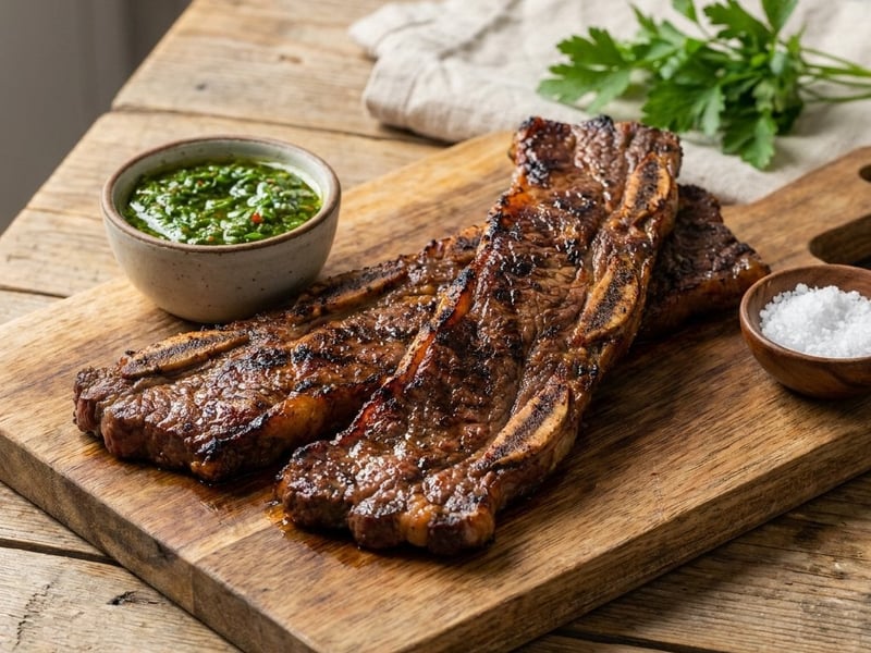 Grilled Tira de Asado Ribs