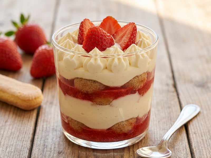 Strawberry Tiramisu