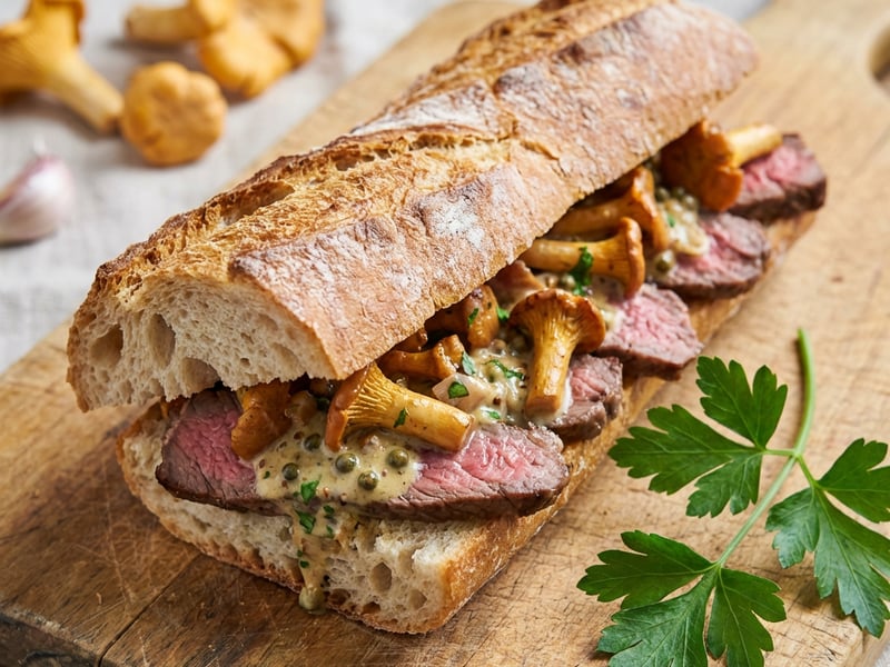 Rib Eye sandwich by Pavel Berky