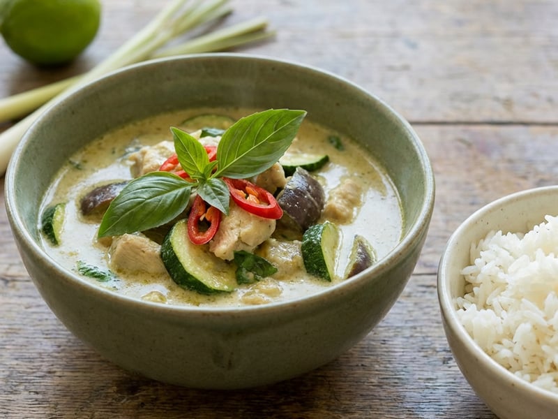 Kuchařský box – Zelené curry