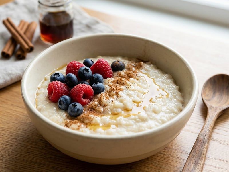 Rice Porridge with Fruit