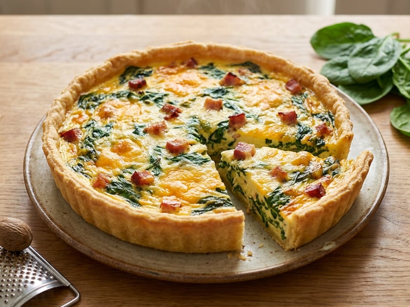 Sýrový quiche