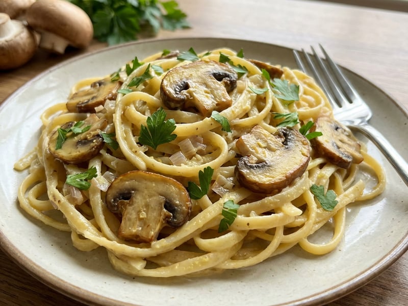 Creamy Pasta with Mushrooms