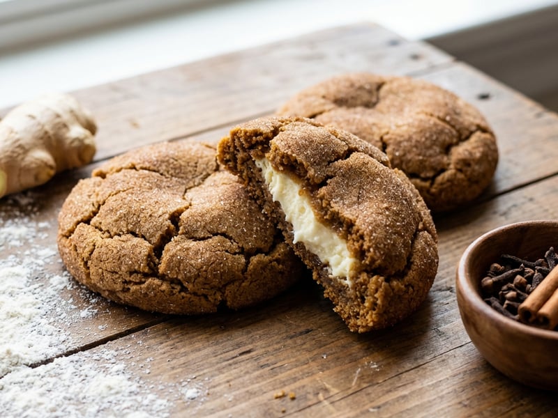 Gingerbread cheesecake cookies by Pavel Berky