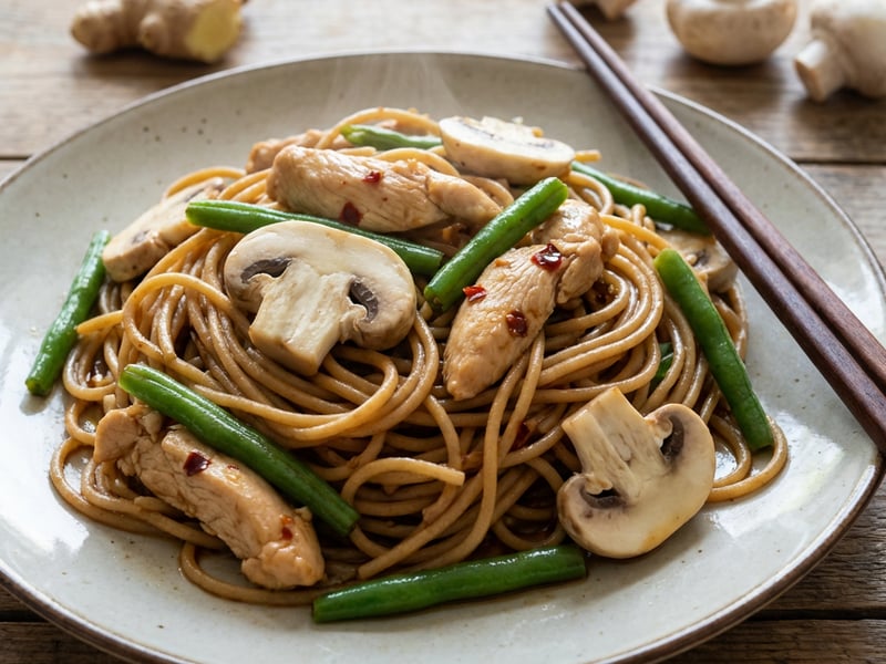 Kuřecí chow mein