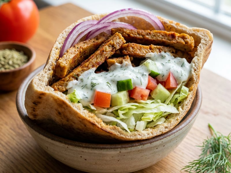 Plant-based Gyros