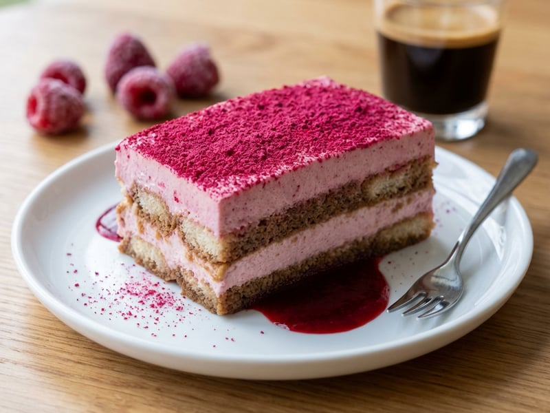 Raspberry Tiramisu