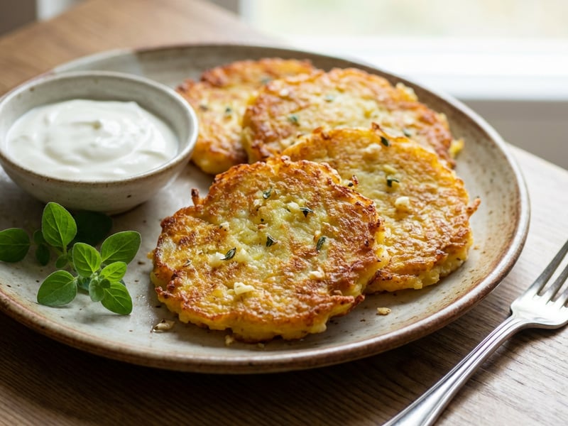Potato Pancakes from Cooked Potatoes