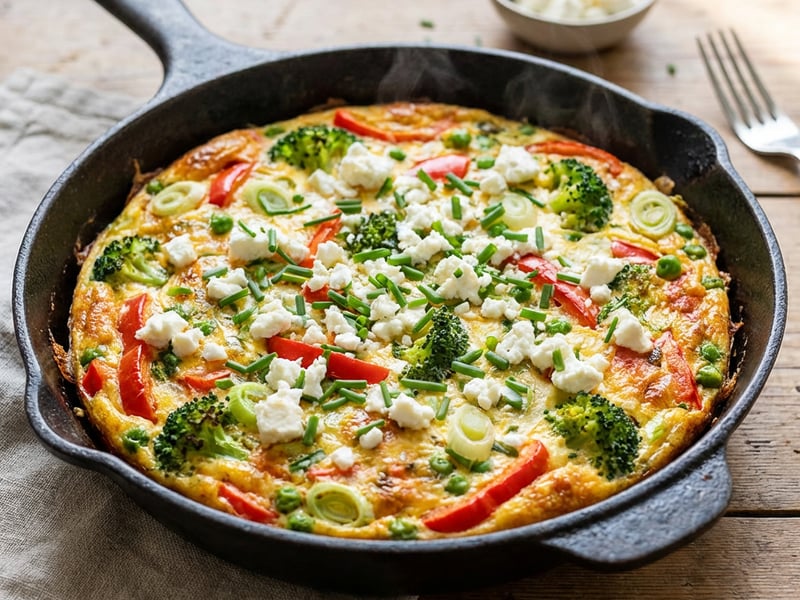 Savory Egg Frittata with Vegetables