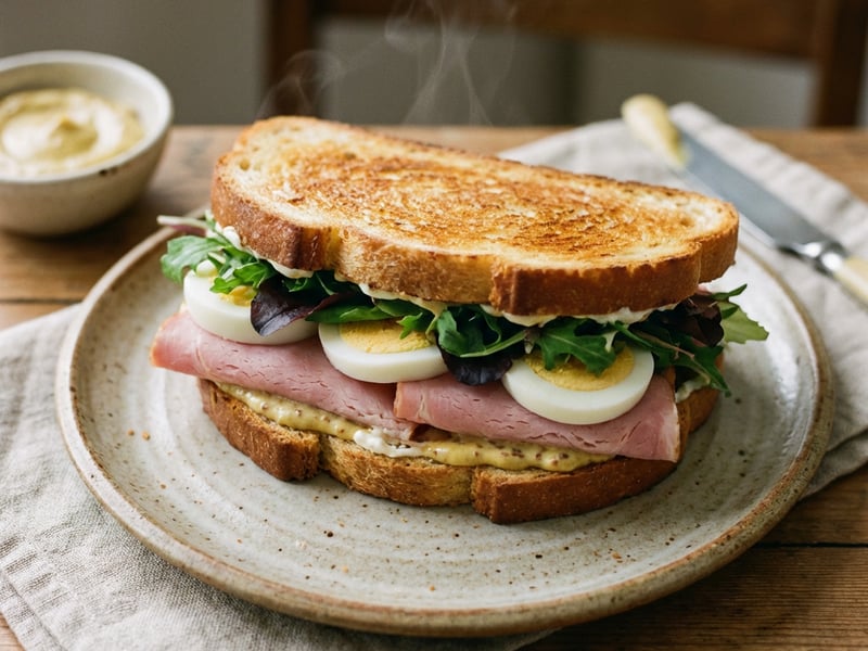 Ham and Egg Sandwich