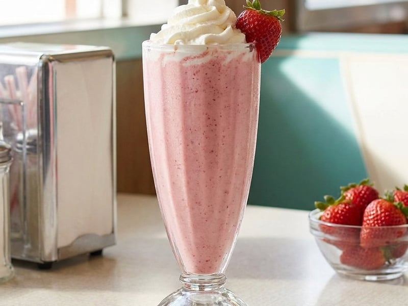 Strawberry milkshake