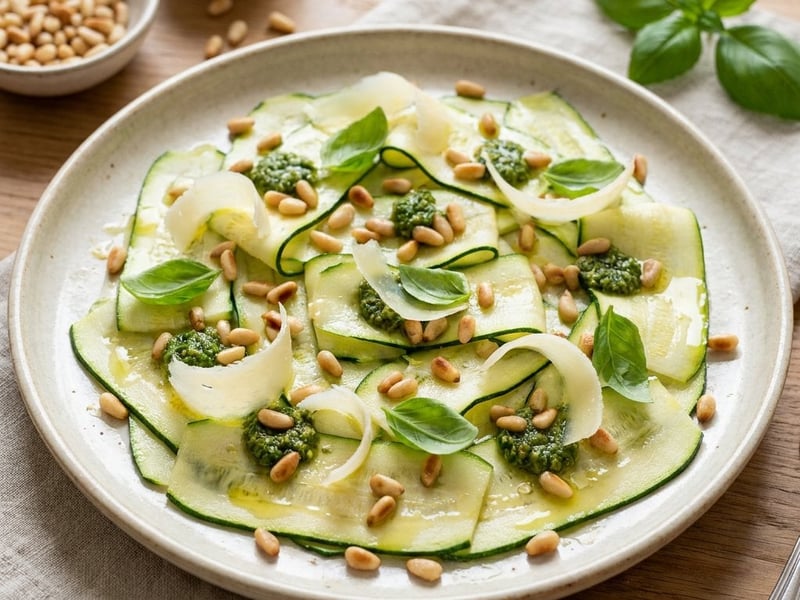 Cuketové carpaccio