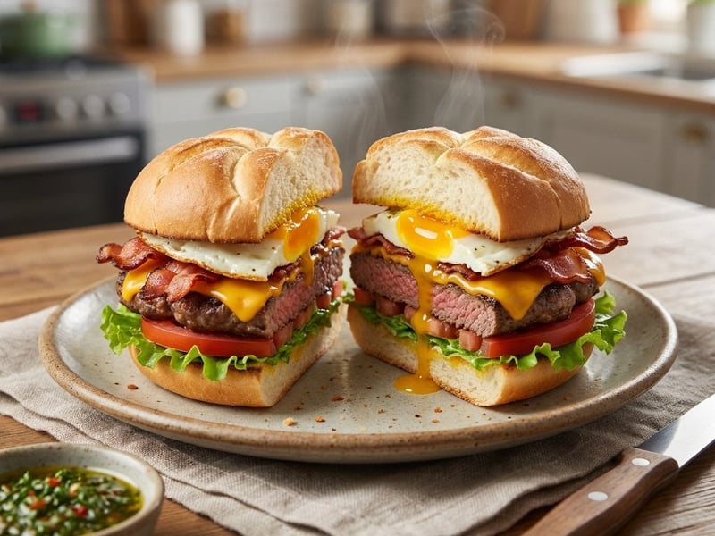 Chivito | Legendary Uruguayan Steak Sandwich