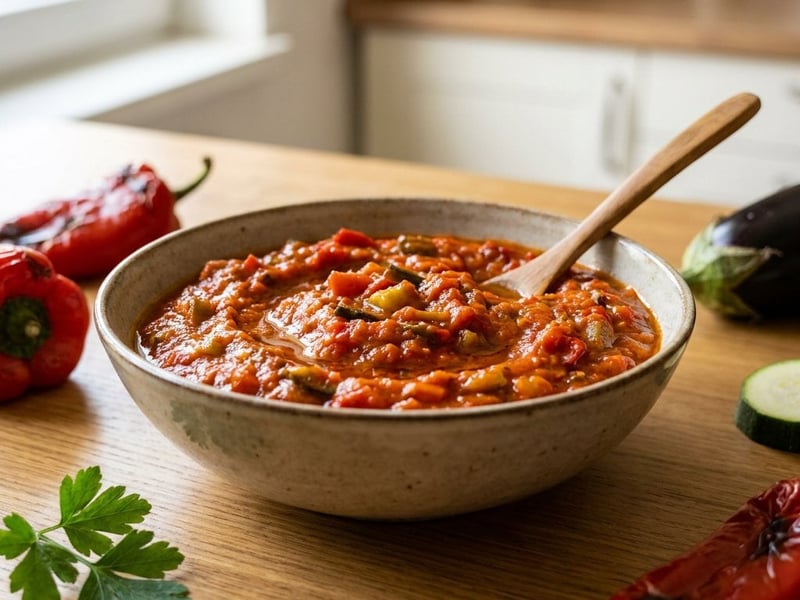 Traditional Ajvar | Healthy Vegetable Spread