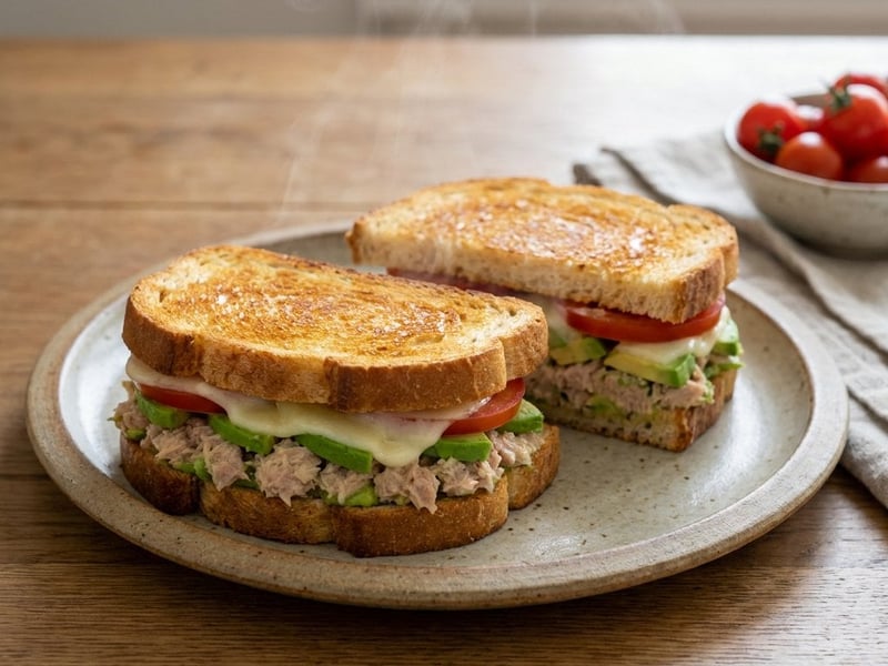 Baked Avocado and Tuna Toasts | Quick and Filling Dinner