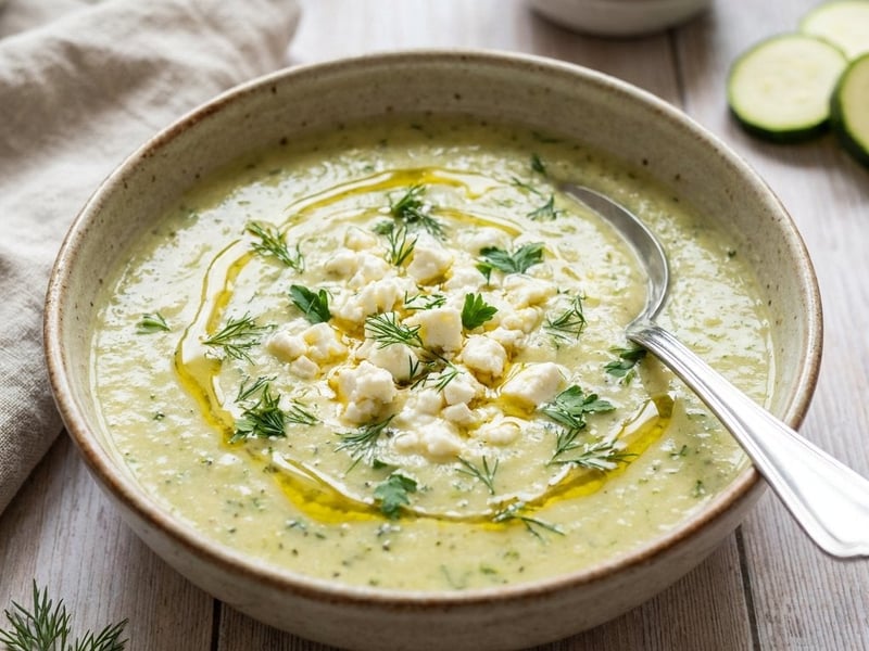 Zucchini soup | Creamy and full of flavor