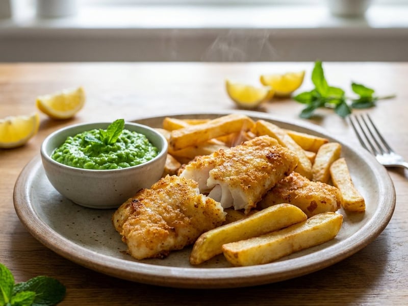 Fish and chips | Crispy baked version