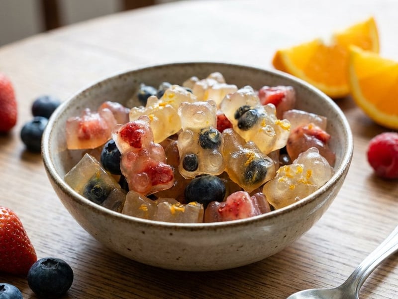Sugar-free gummy bears | Healthy homemade treats