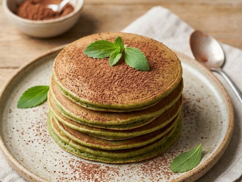 Matcha Pancakes | Healthy Gluten-Free Breakfast