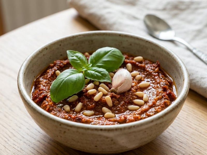 Pesto ze sušených rajčat | Rychlé domácí pesto