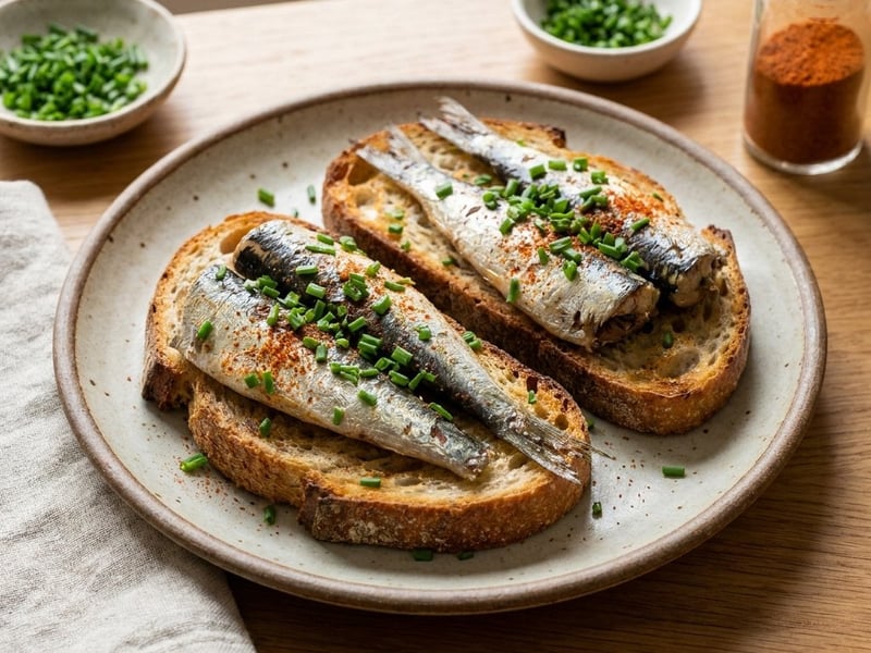 Sardine Toasts | Quick and Healthy Dinner