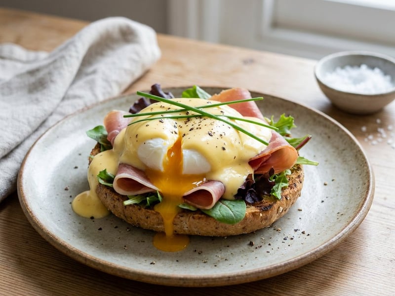 Eggs with Hollandaise Sauce | Healthy and Delicious Breakfast