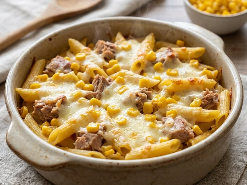 Baked Pasta with Tuna | Quick and Healthy Lunch