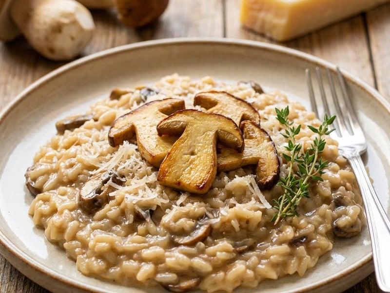 Houbové risotto