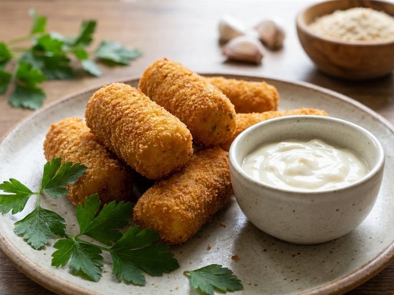 Kuřecí krokety s omáčkou aioli