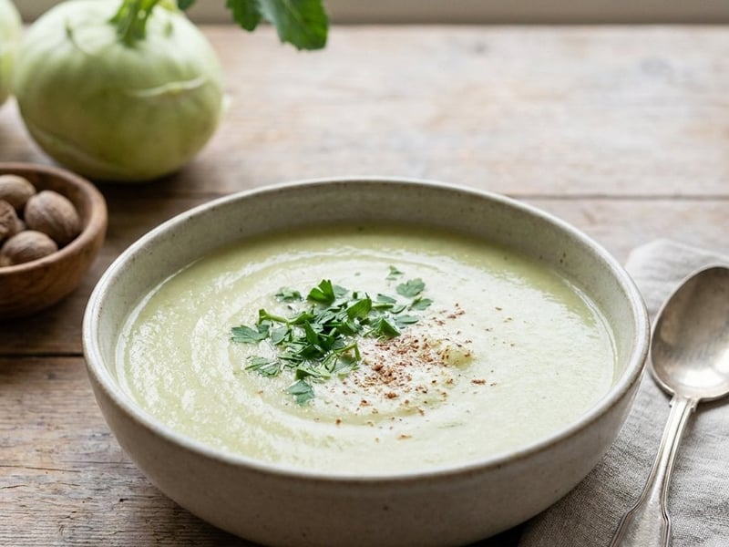 Kohlrabi Soup