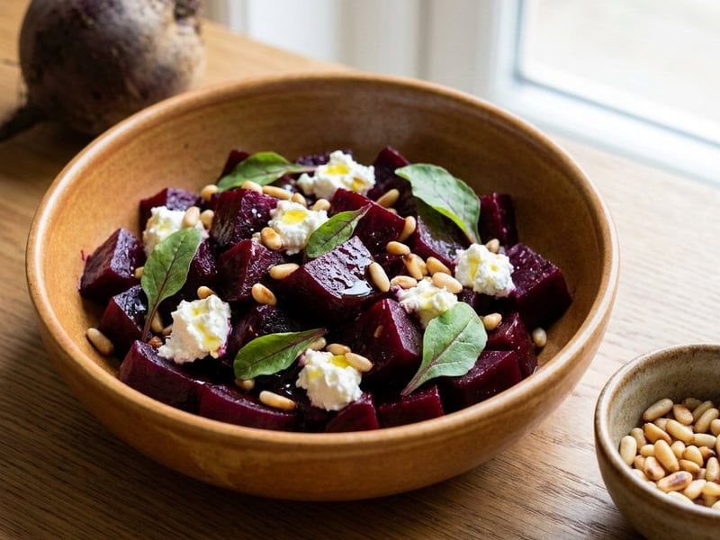 Beetroot Salad with Goat Cheese