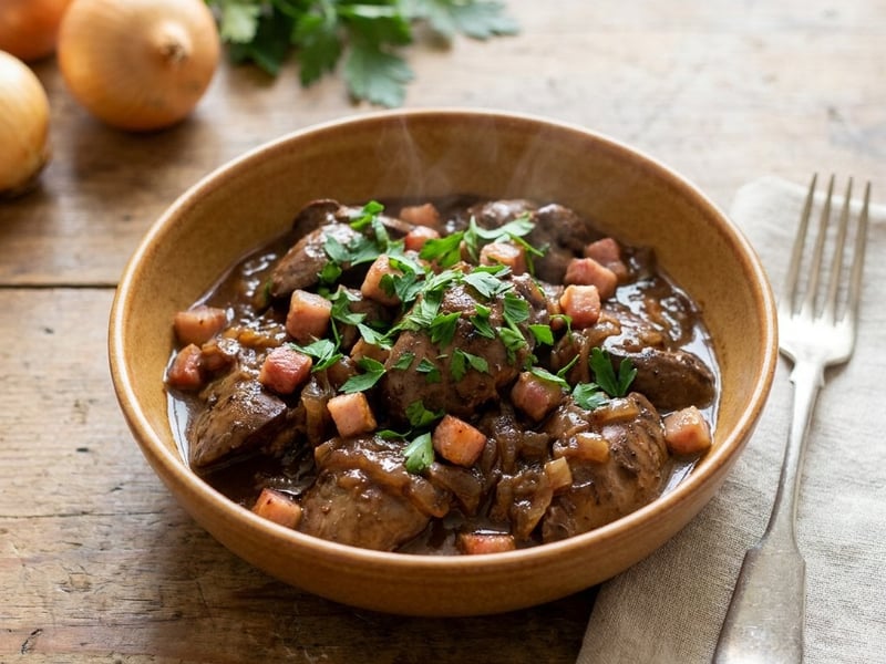 Chicken Liver with Onions