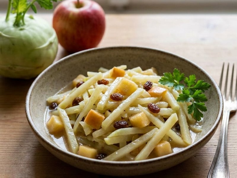 Braised Kohlrabi