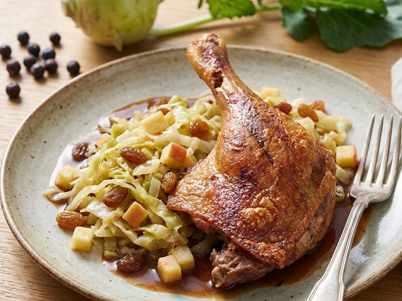Duck with Juniper