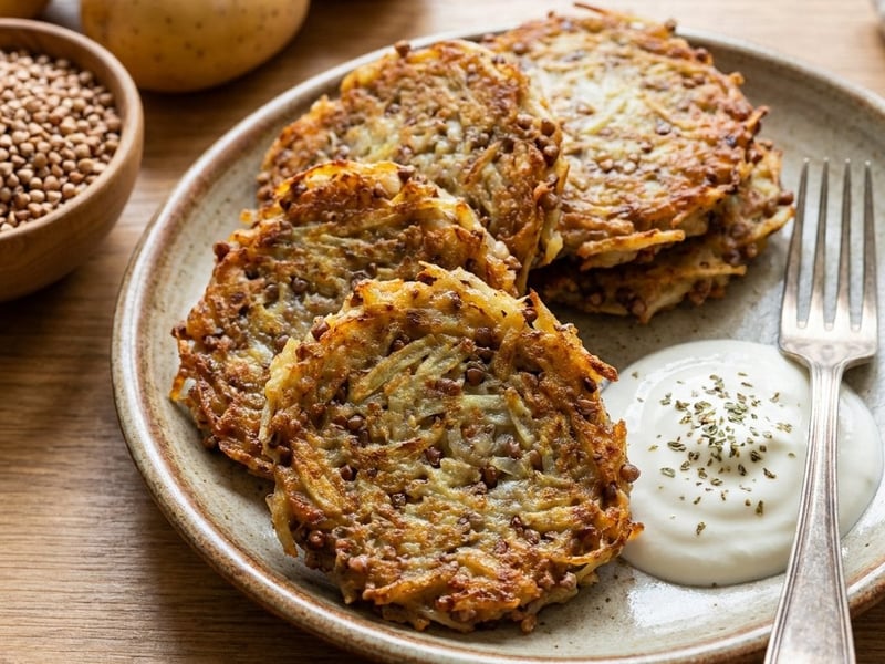 Buckwheat Potato Pancake