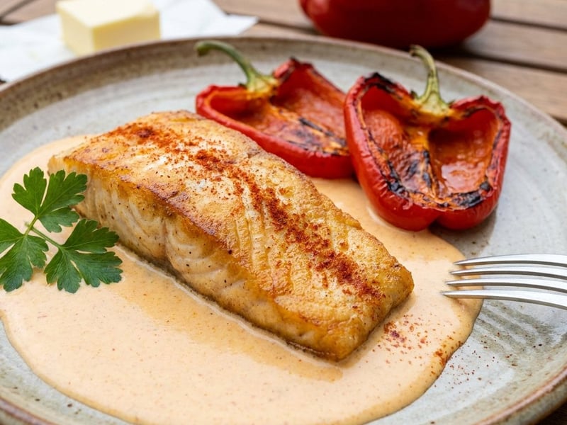 Carp with Cream Sauce