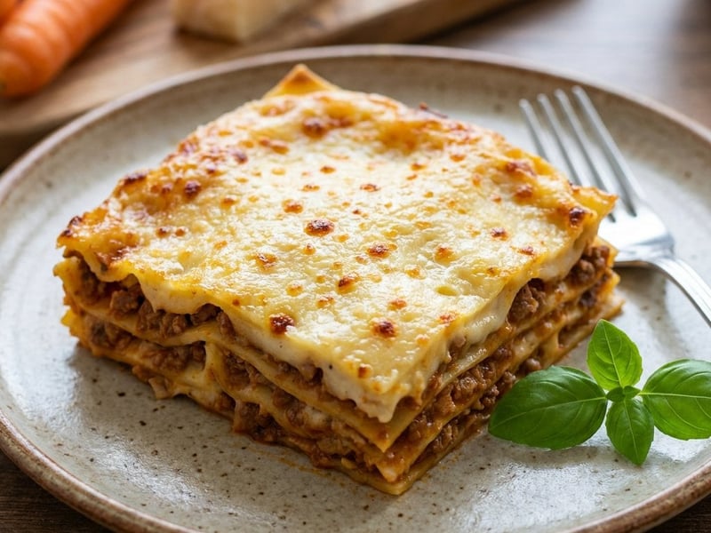 Lasagne s boloňským ragú 