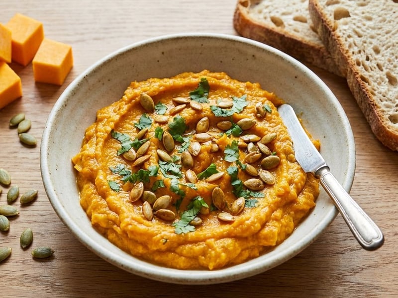 Curd and Pumpkin Spread