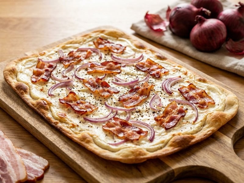 Alsatian pizza