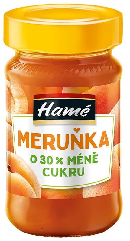 Hamé Apricot jam with reduced sugar content