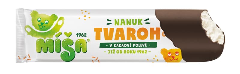 Míša Tvarohový nanuk v kakaové polevě