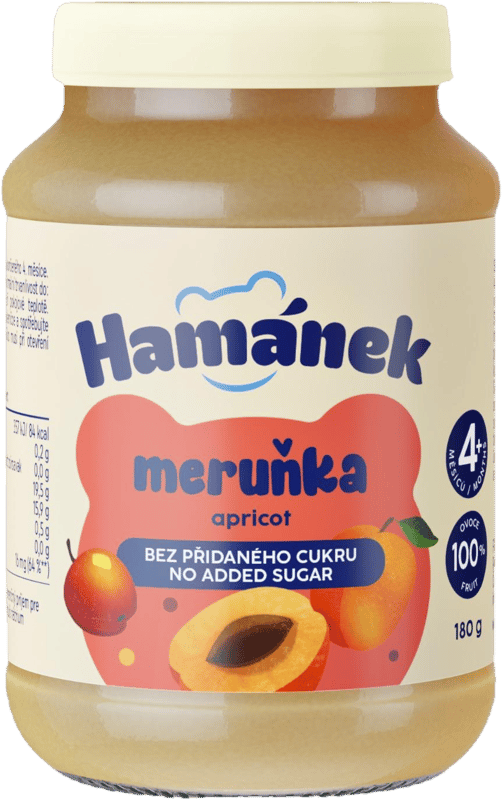 Hamánek Meruňka 100% ovoce příkrm