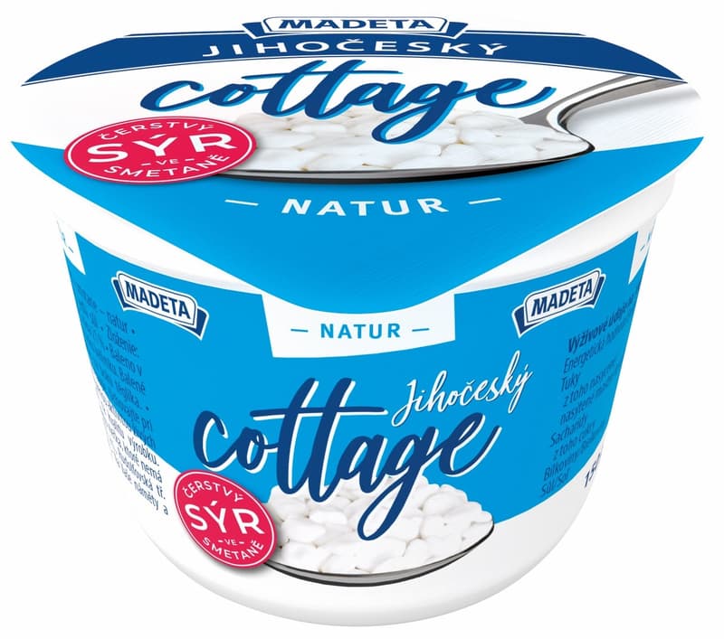 Madeta South Bohemian cottage cheese without flavor